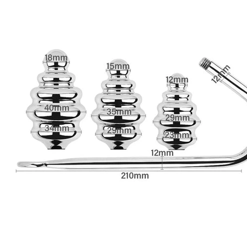Ribbed Set Screw-in GreatBenefit Anal 8826 Hook 0316